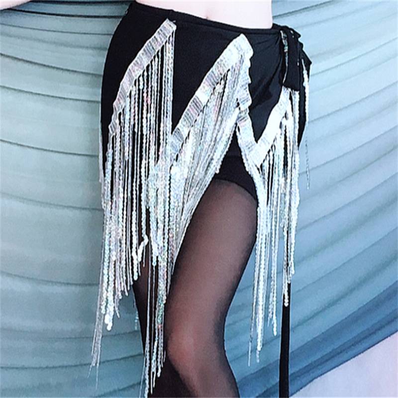 A silver twilight twirl between black milk silks